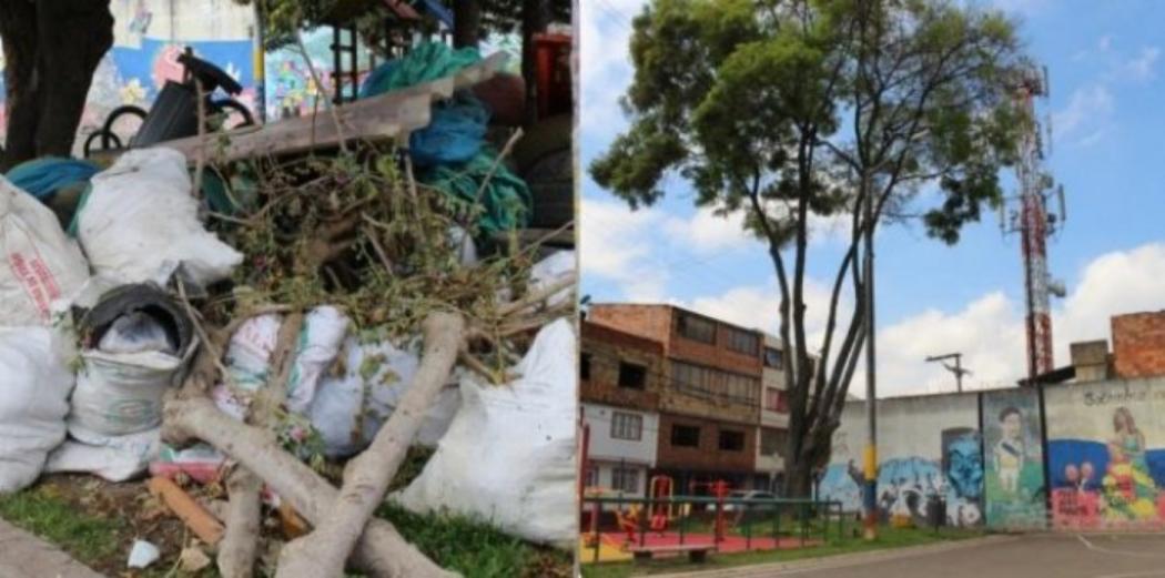 Manos a la obra en la recuperación de parques en Fontibón.