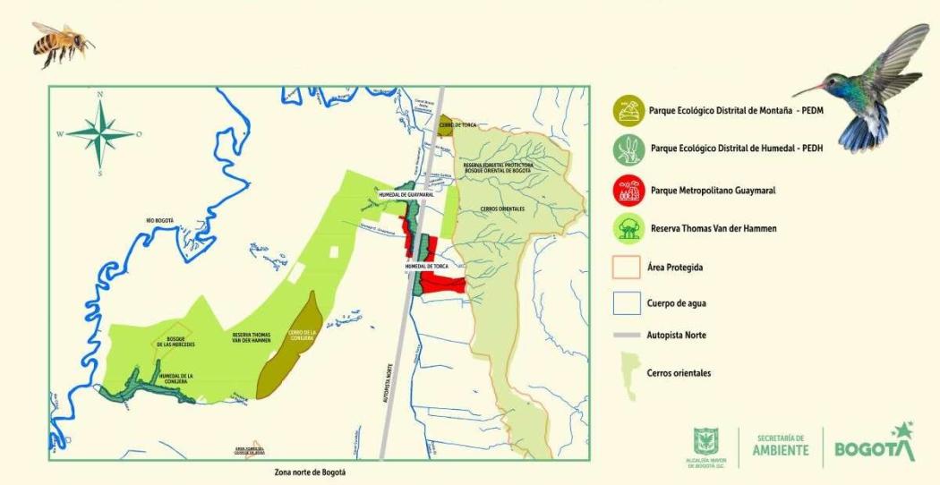 Mapa del proyecto ambiental.