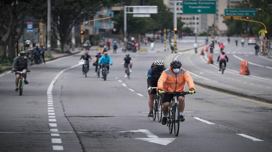 Primer día de reapertura de la Ciclovía Dominical