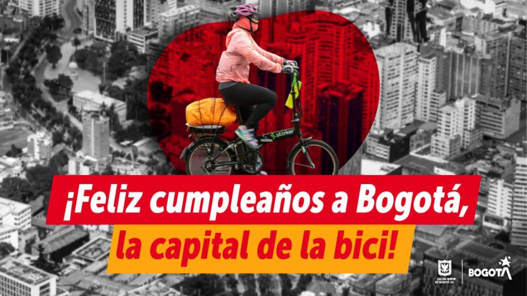 Bogotá cuenta con una red de ciclorrutas única en el mundo por su extensión y cobertura.