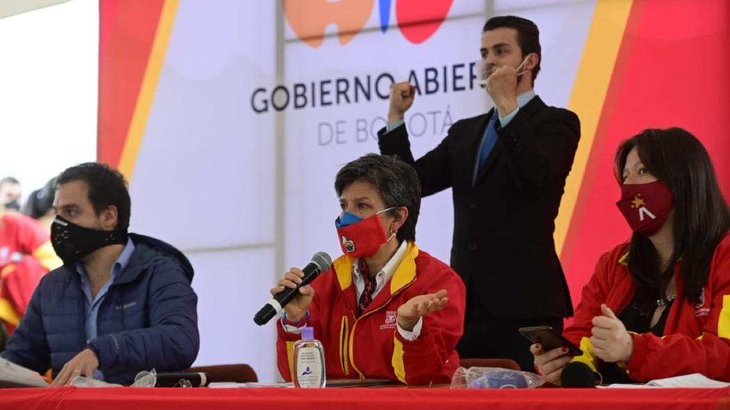 Fotografía de la alcaldesa Claudia López.