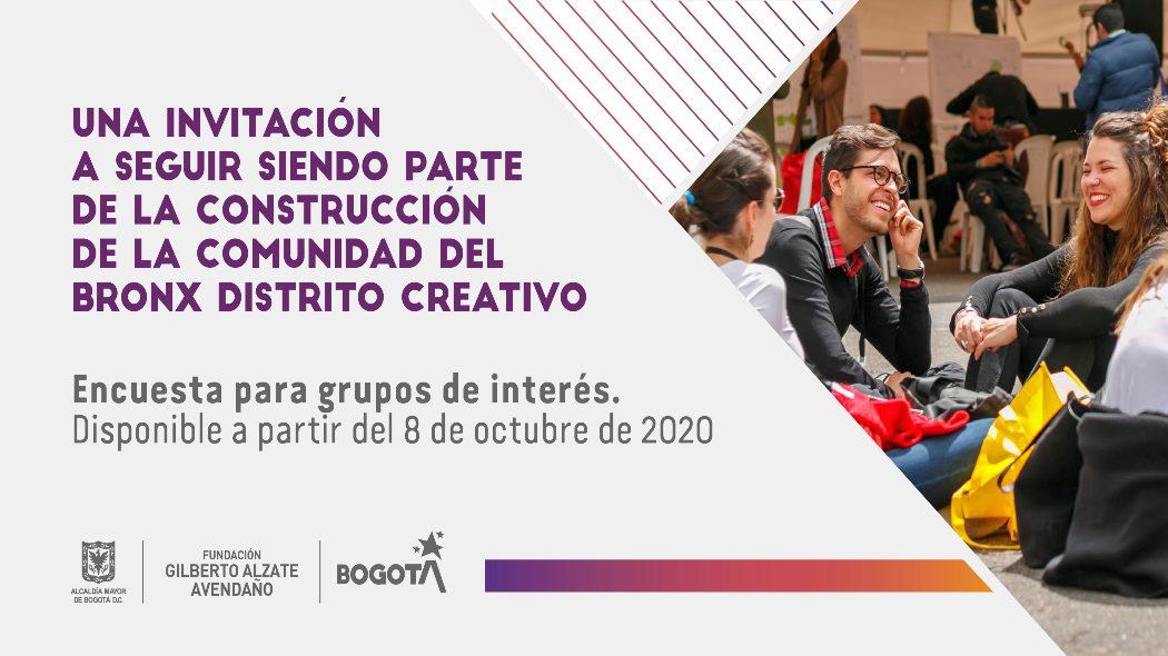 Si quieres hacer parte del proyecto ‘Bronx Distrito Creativo’ diligencia la encuesta