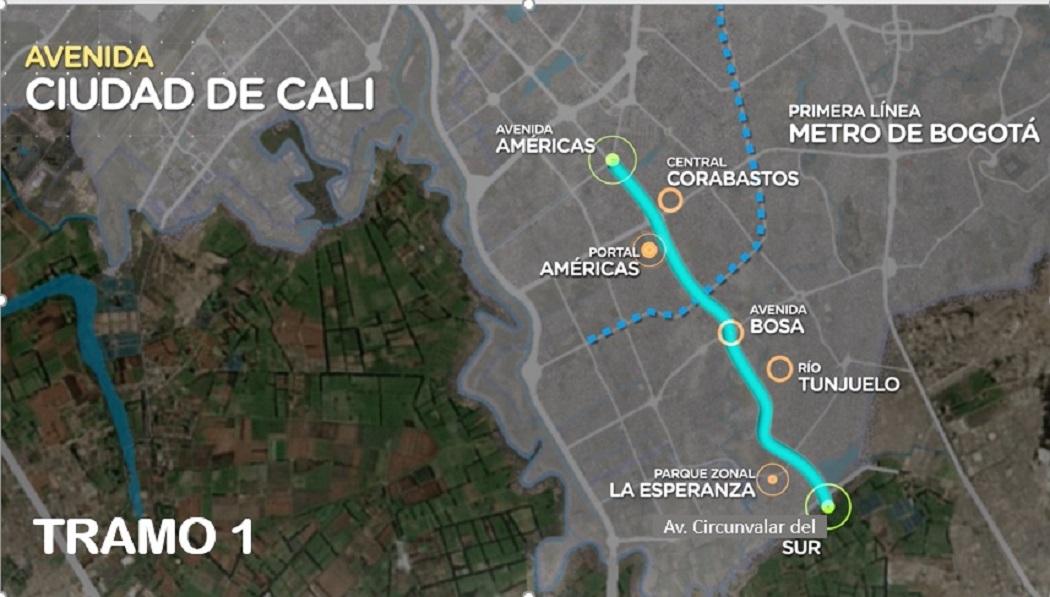 Adjudican tramo 1 de la troncal Avenida Ciudad de Cali