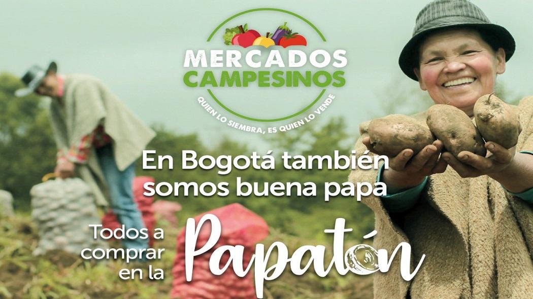 Este fin de semana podrás ayudar a un campesino comprando en la papatón.