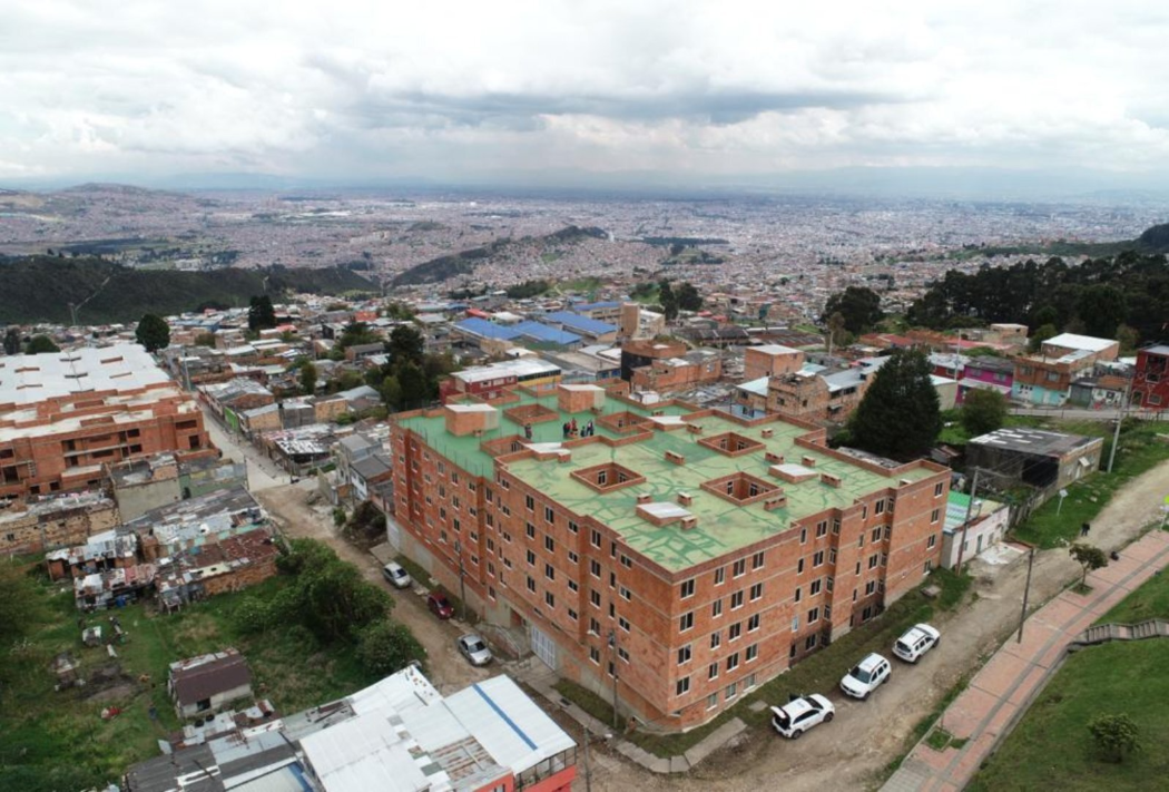 Proyecto Torres de San Rafael I ubicado en la localidad de San Cristóbal. Foto: Secretaría del Hábitat