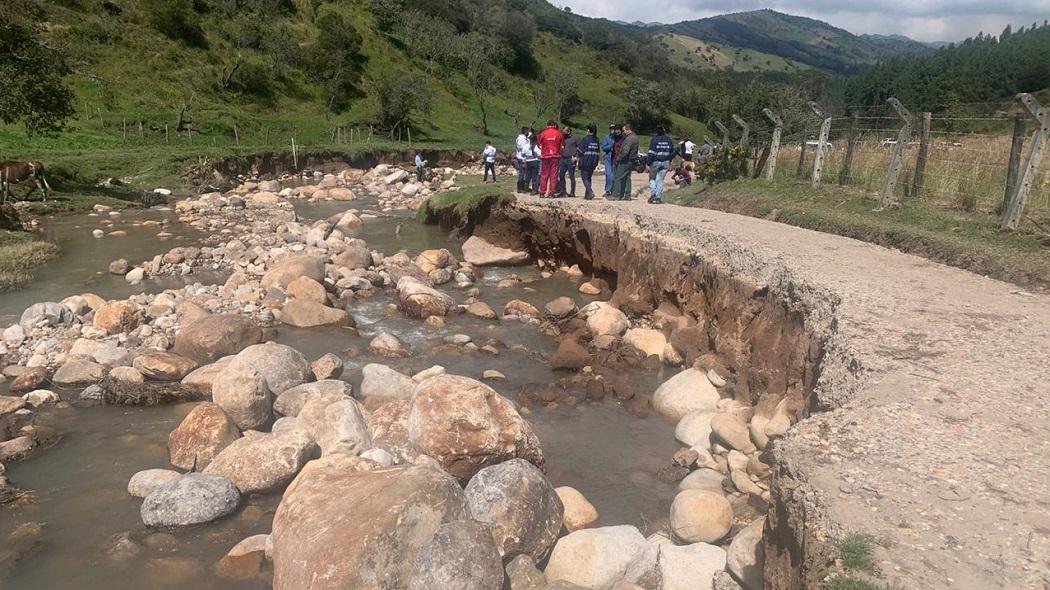 El equipo técnico del Idiger se desplazó a la zona para hacer una verificación y un diagnóstico real de la zona.