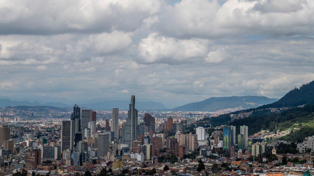 Vista aérea de Bogotá