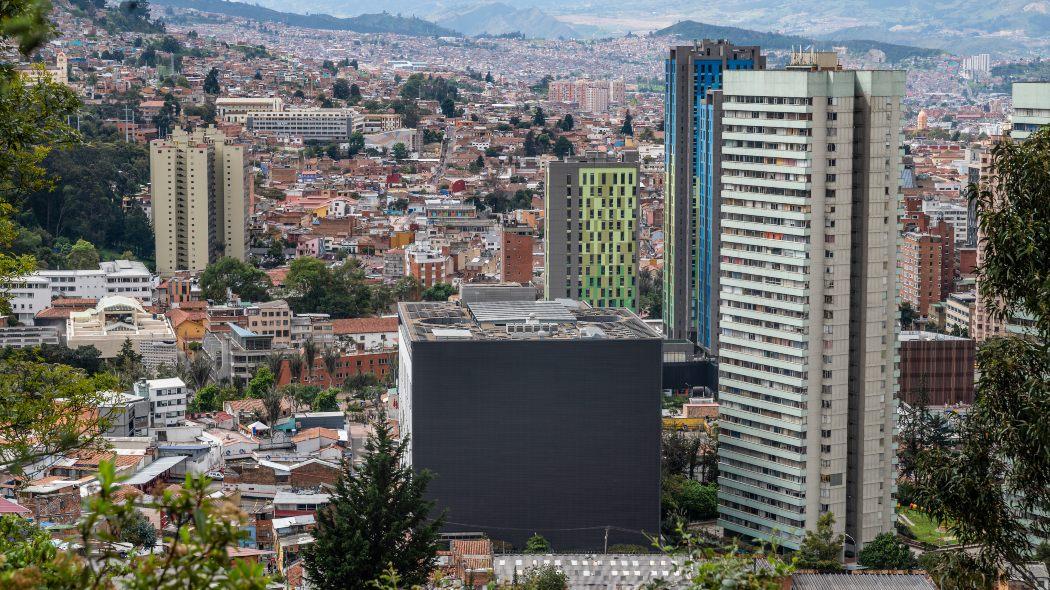 Vista aérea de Bogotá