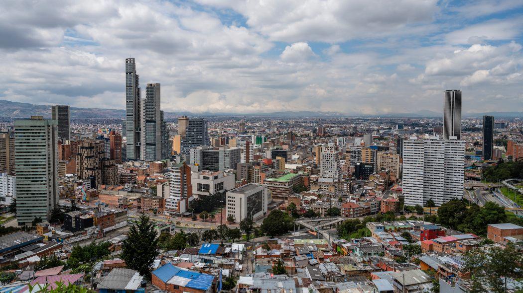 Vista aérea de Bogotá