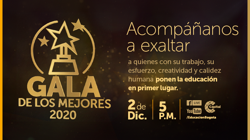 Imagen de invitación a gala de los mejores