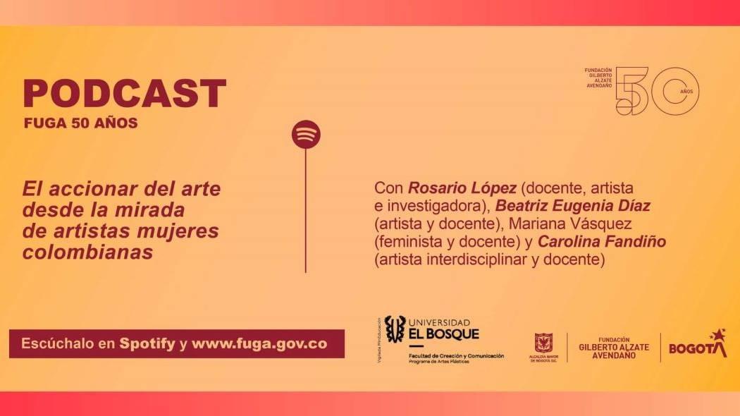 Imagen de la invitación a escuchar el Podcast.