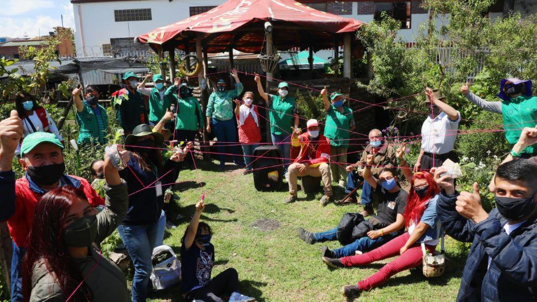 Imagen del encuentro de agricultores.