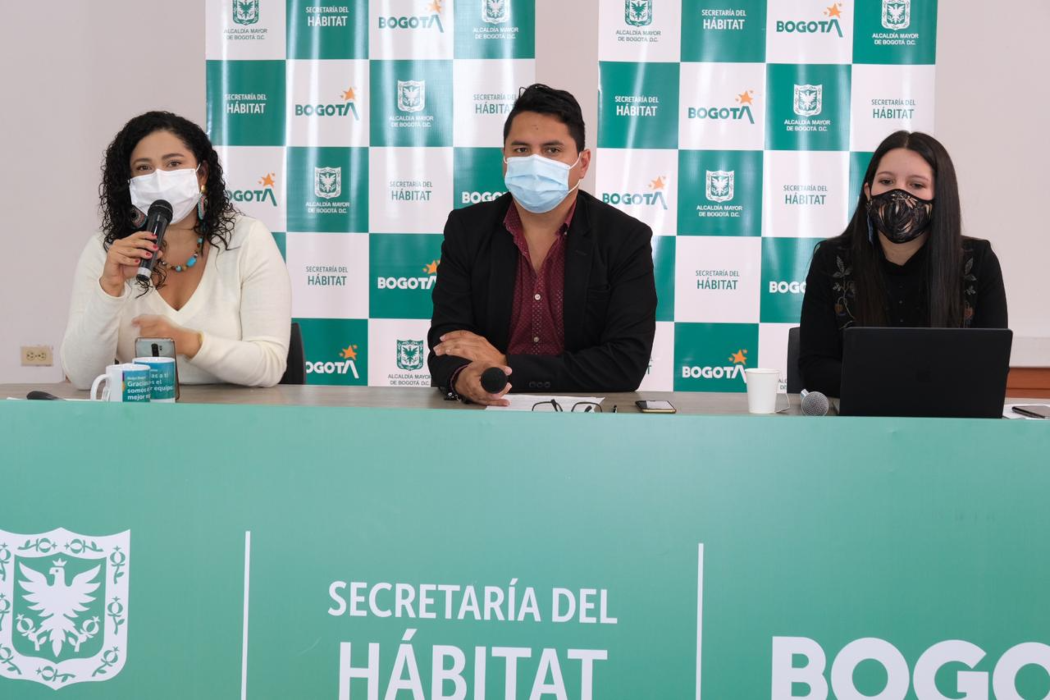 La secretaria del Hábitat, Nadya Rangel, presentó junto a miembros de su equipo el Observatorio del Hábitat, el proyecto digital al servicio de toda la ciudadanía. Foto: Secretaría del Hábitat