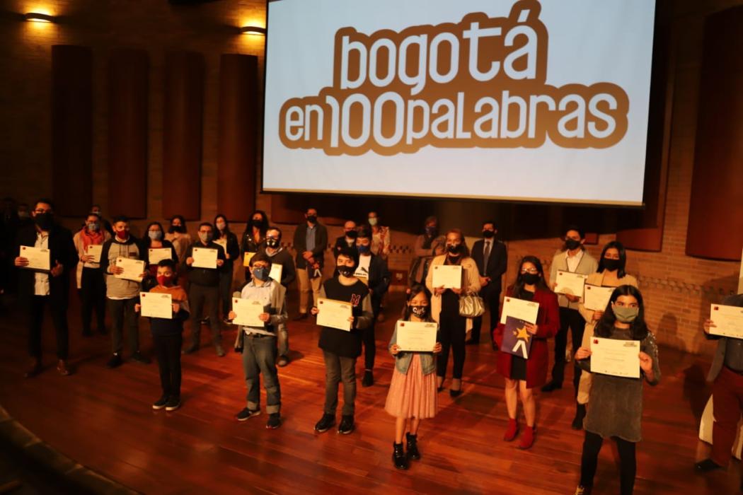 Ganadores del concurso Bogotá en 100 palabras