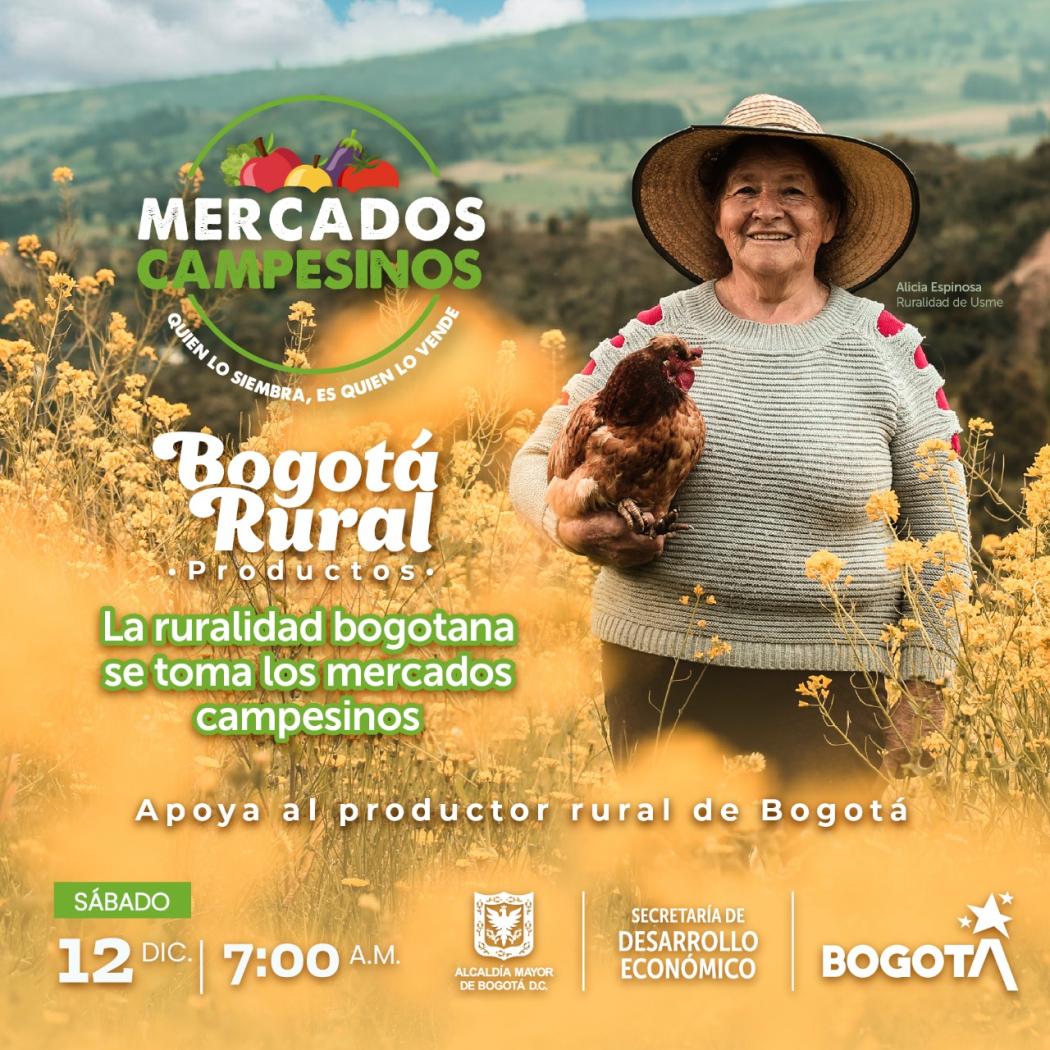 En navidad la ruralidad bogotana se toma los Mercados Campesinos