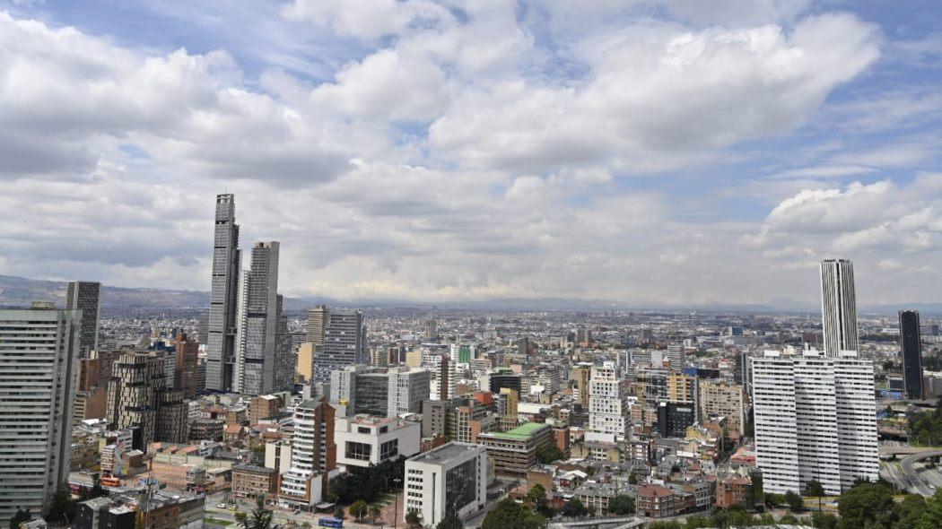 Vista aérea de Bogotá