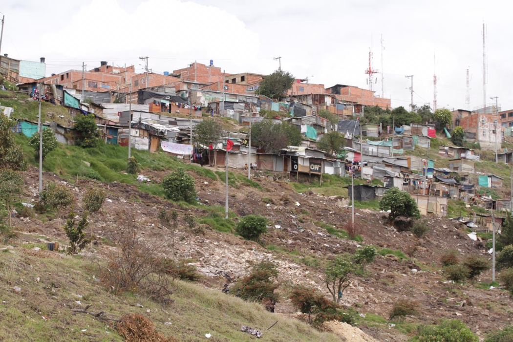 Casas en la montaña de Ciudad Bolívar