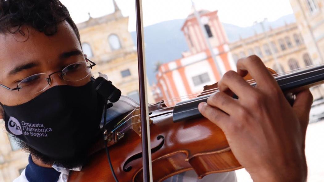 La Orquesta la conformarán en un 50% músicos de la capital y el otro 50 por ciento será con jóvenes pertenecientes a los procesos musicales de estos municipios escogidos para el proyecto. Foto: OFB