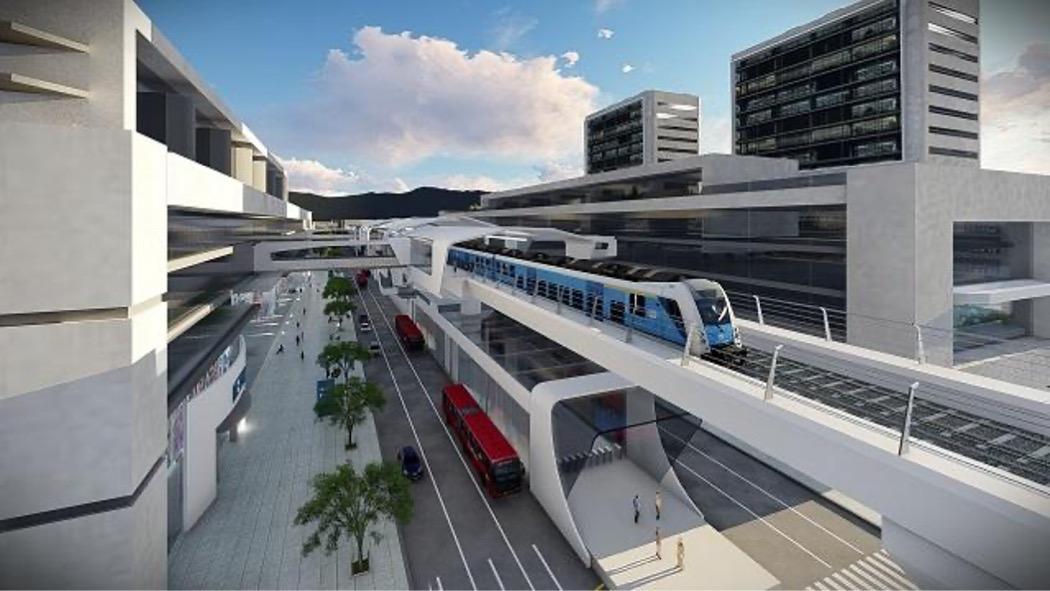 Metro de Bogotá. Foto: Render Empresa Metro