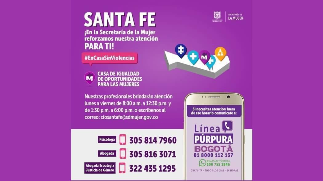 Imagen de puntos de atención en Santa Fe