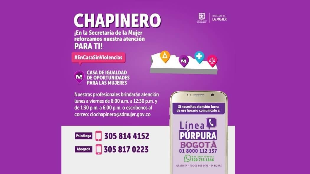 Puntos de atención en localidad de Chapinero.