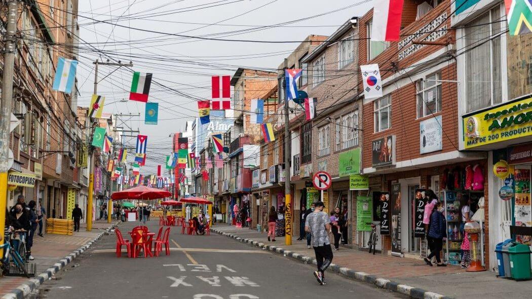 Imagen de reactivación en Bogotá.