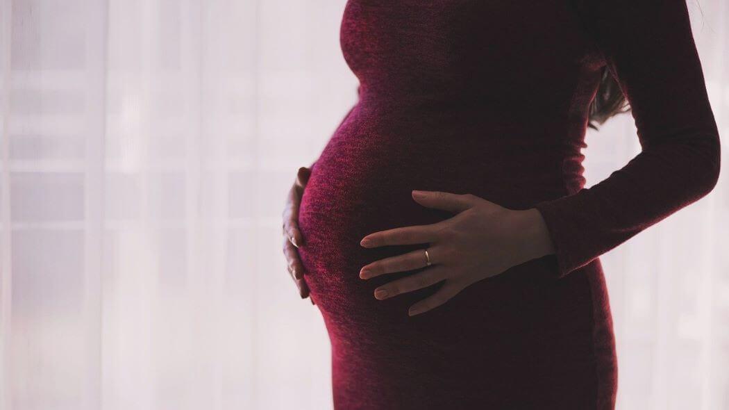 Imagen de una mujer embarazada.