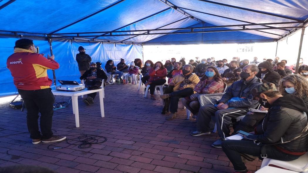 Proceso participativo entre la comunidad y servidores públicos de la Candelaria