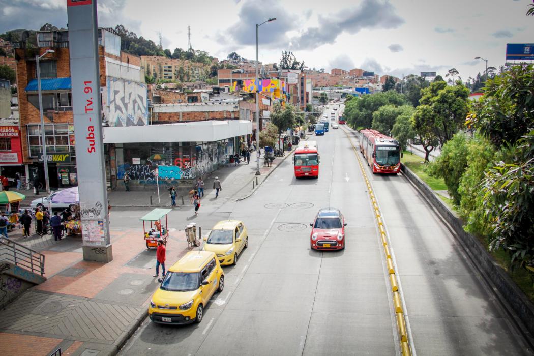 Estación de Suba Tv.91. Foto: IDU