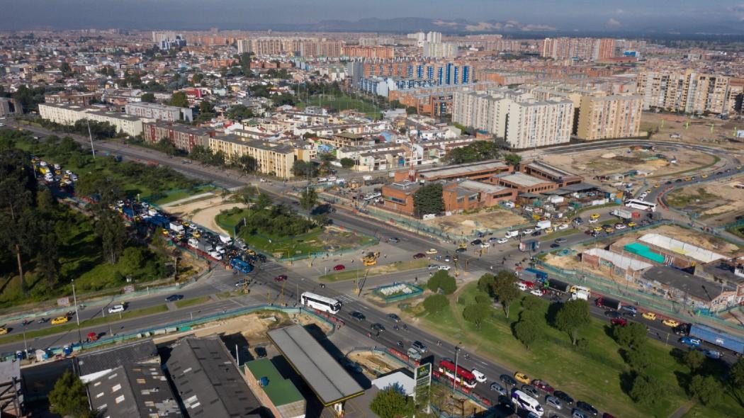 Panorámica de la autopista sur.