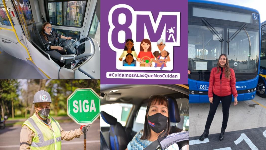 Reconociendo a las mujeres luchadoras del sector Movilidad