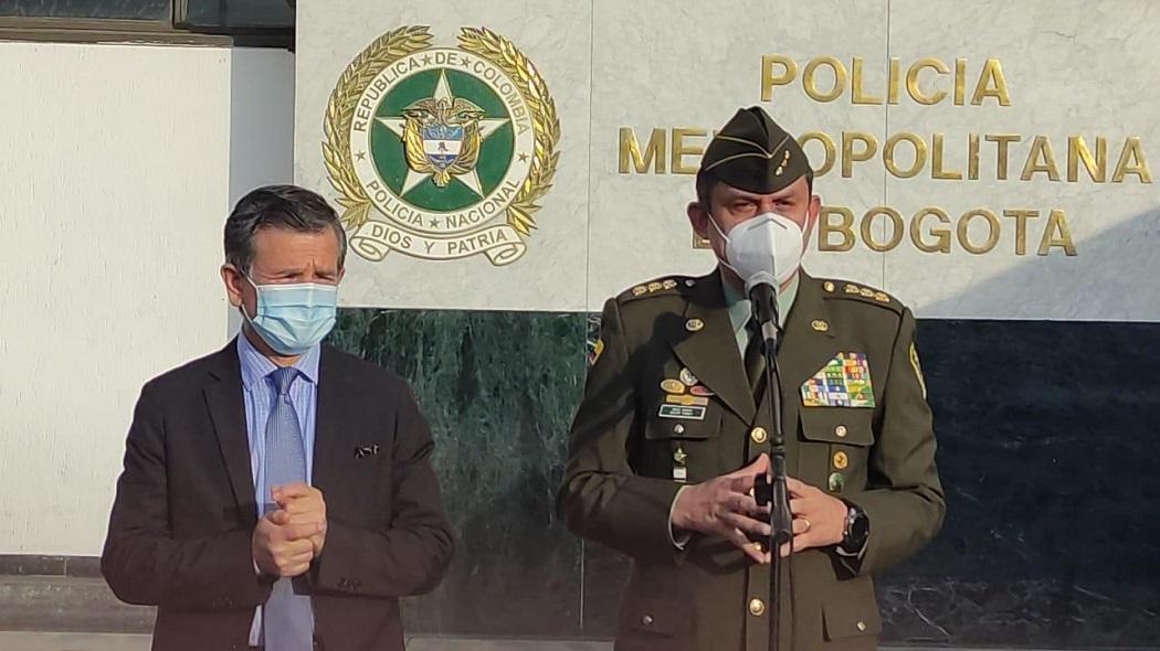 En rueda de prensa El secretario De Seguridad, Hugo Acero y el comandante de la Policía Metropolitana, general Oscar Heredia pidieron a la ciudadanía tener confíanza en sus instituciones