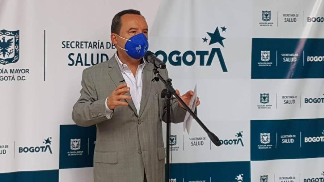 Imagen del secretario de Salud de Bogotá.