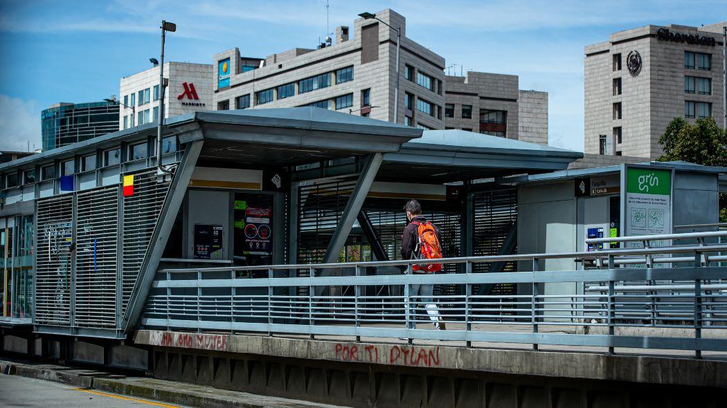 Estación de TransMilenio