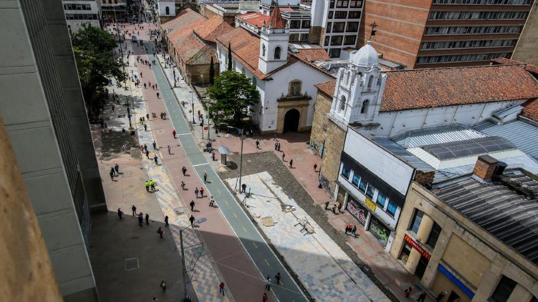 Carrera Séptima Peatonal.