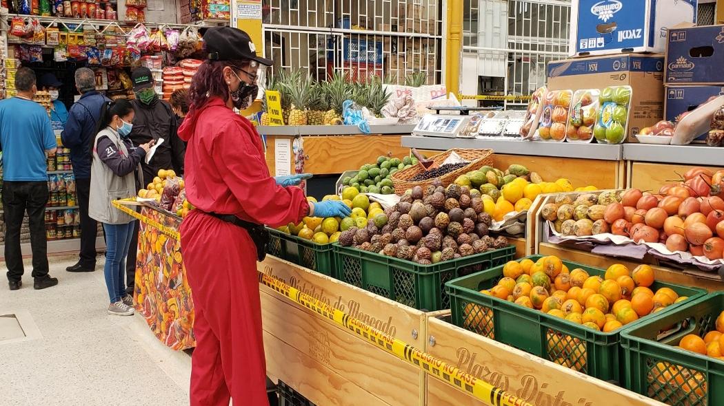 Horarios y pico y cedula en las plazas de mercado durante la cuarentena