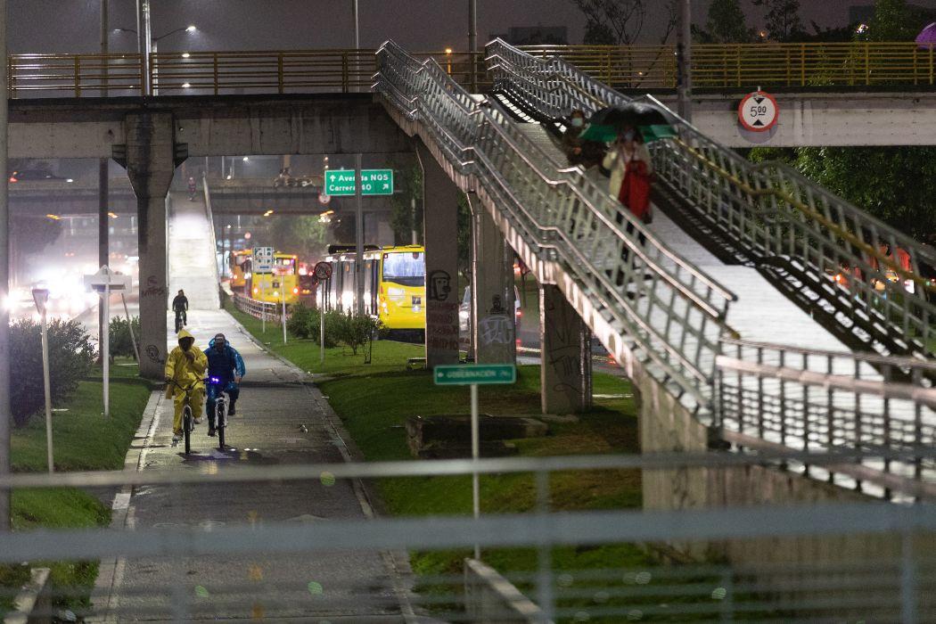 Bogotá de noche.