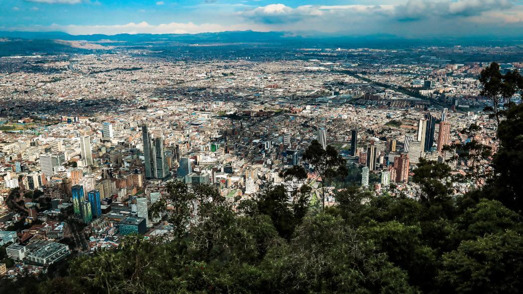 Vista aérea de Bogotá