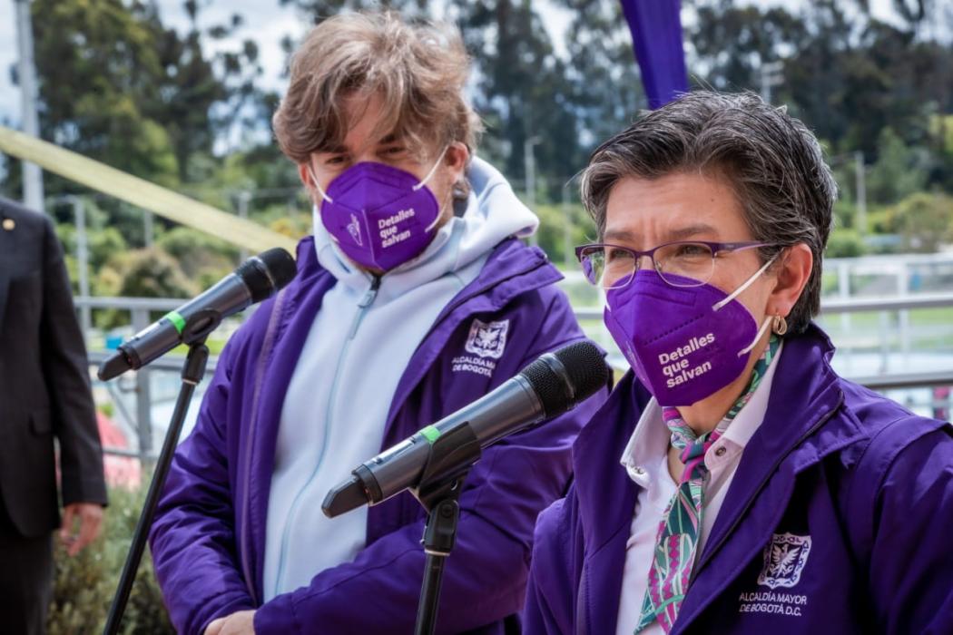 Alcaldesa de Bogotá Claudia López 