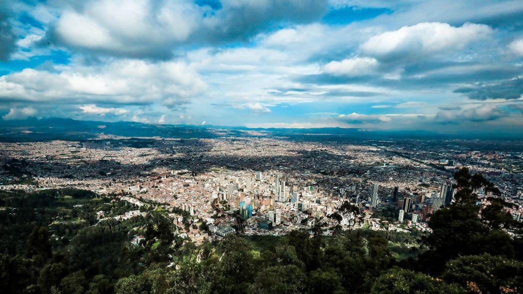 Vista aérea de Bogotá