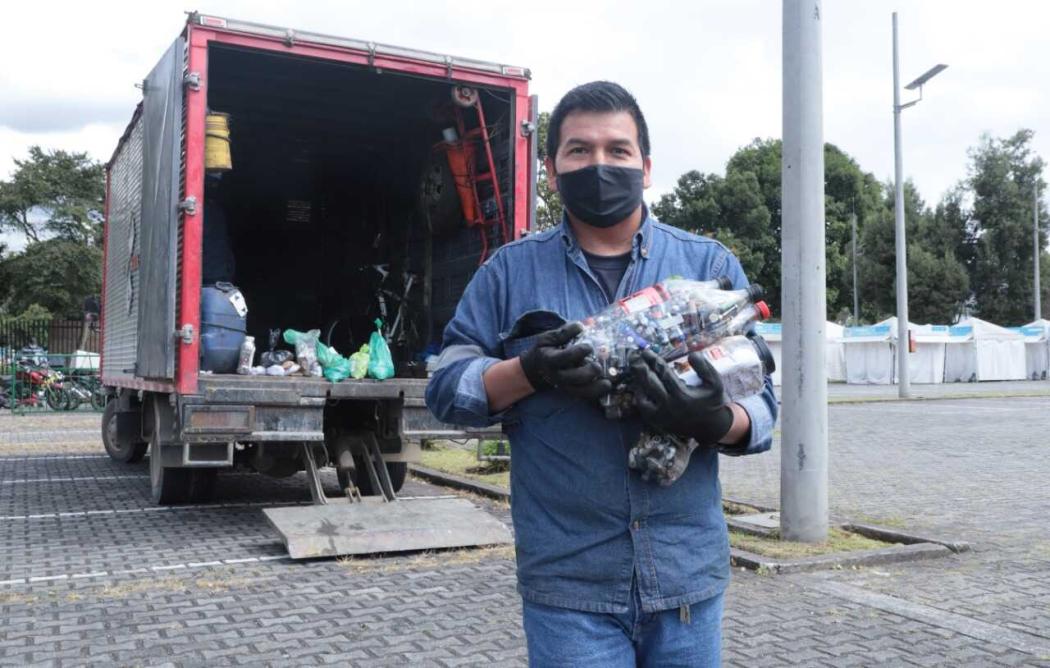 En las jornadas de Reciclatón que ha realizado la Secretaría de Ambiente desde 2013 se han recolectado alrededor de 420 toneladas de residuos especiales y peligrosos. Foto: Secretaría de Ambiente.