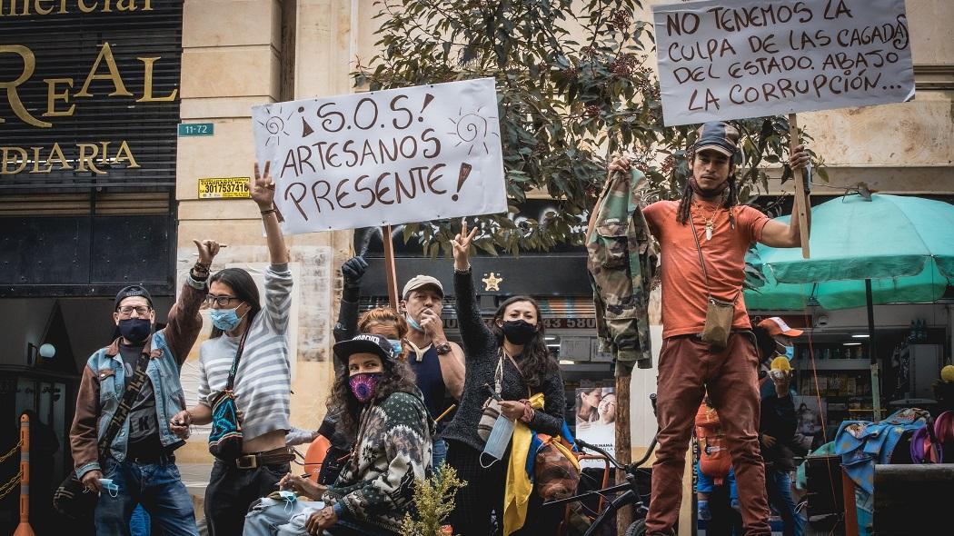 La mayoría de manifestaciones fueron de forma pacífica y tuvieron muestras culturales y artísticas.