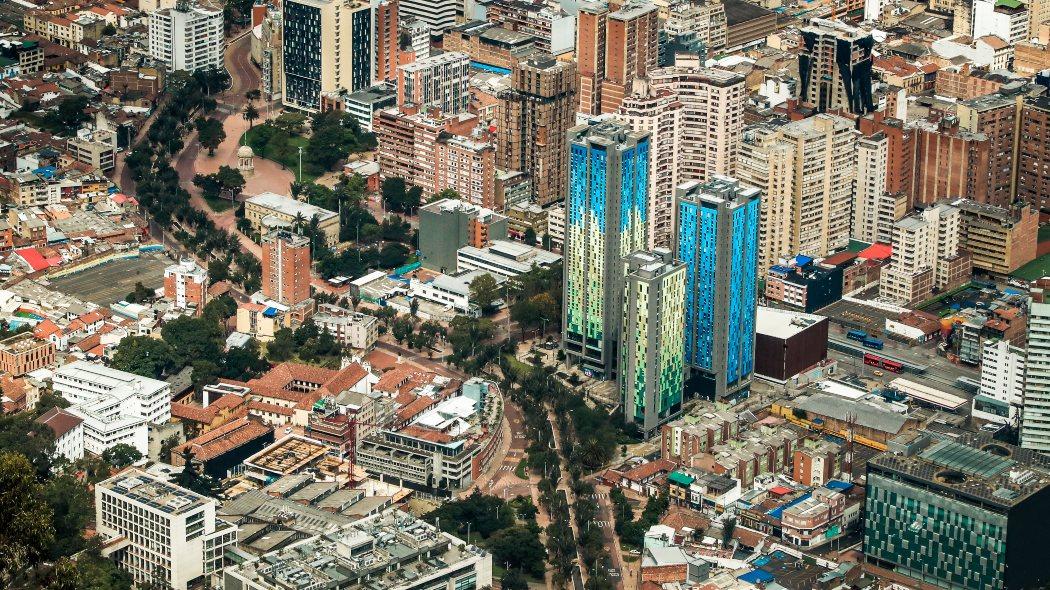 Vista del centro de Bogotá