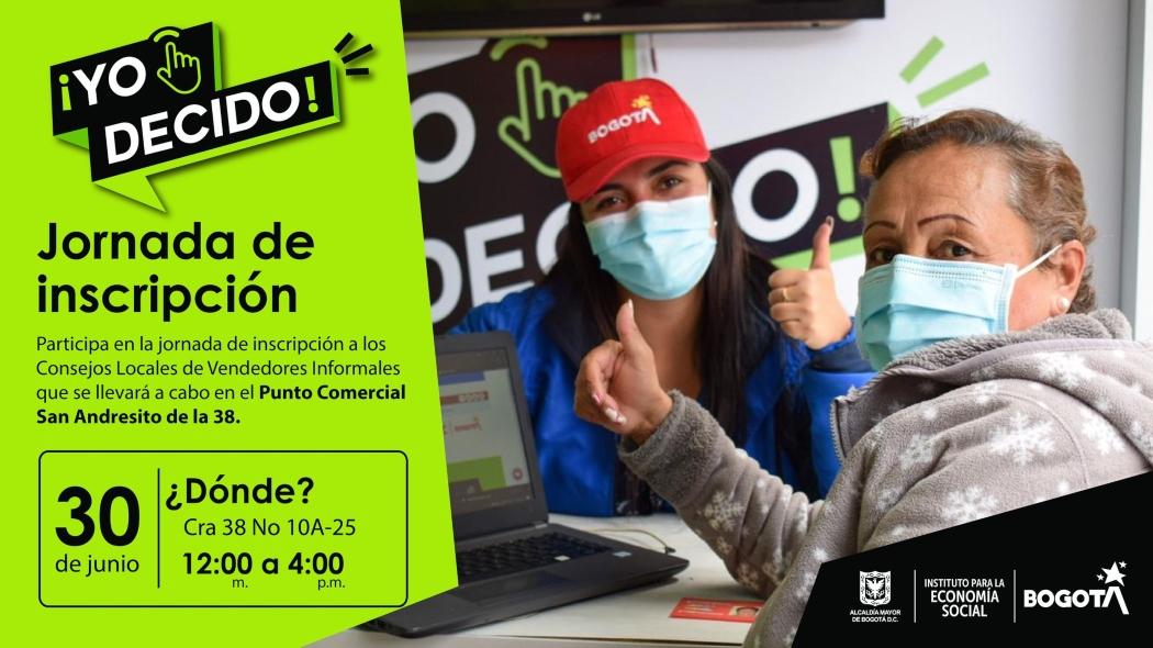 Votaciones en el Punto Comercial San Andresito de la 38