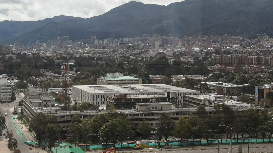 Edificio antes de la demolición.