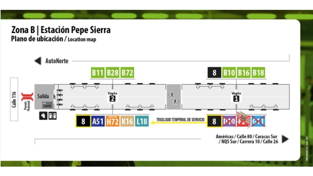 Recuerda planear tu viaje con antelación a través de la app TransMiApp. Pieza: Transmilenio