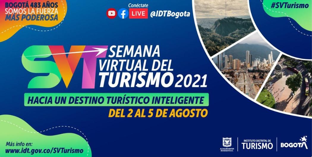 En la Semana del Turismo Virtual se desarrollarán actividades académicas, conferencias, paneles, conservatorios, talleres, capacitaciones y recorridos virtuales. Foto: IDT.