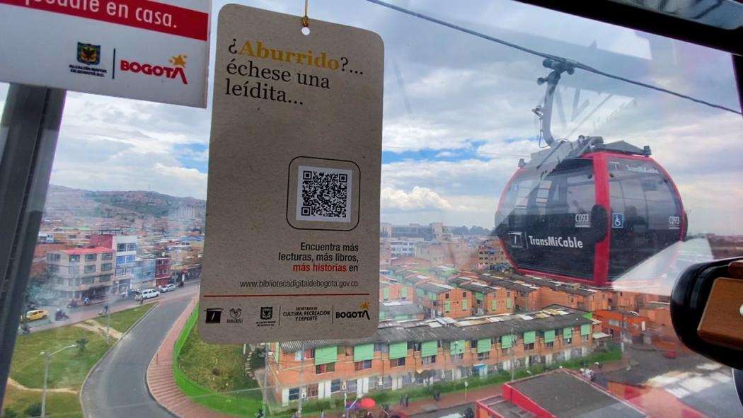 Hay más de tres millones de contenidos digitales a los que podrás acceder durante tu trayecto en TransMiCable. Foto: Transmilenio