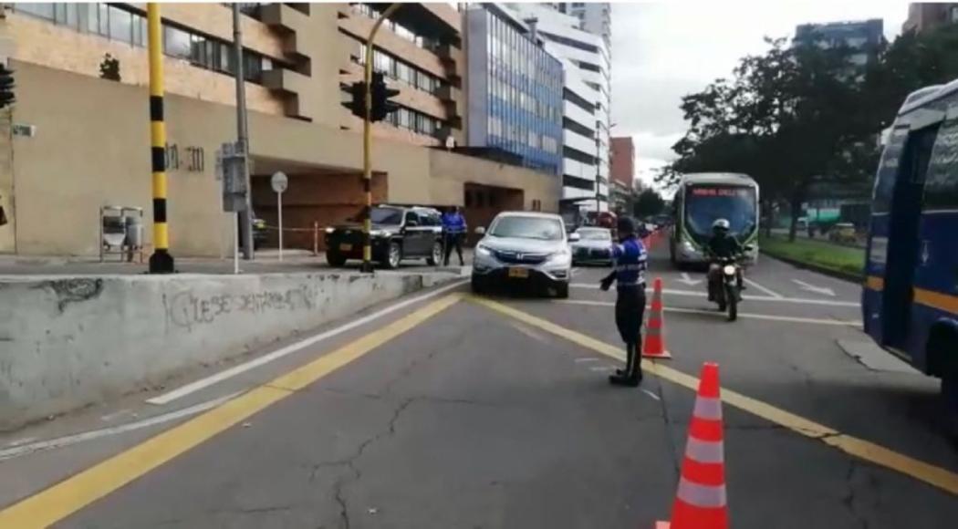 Los que van hacia el norte, podrán acceder por la transversal quinta y salir a la altura de calle 88, tomando la Av. Carrera 7 al norte. Foto Secretaria de Movilidad.