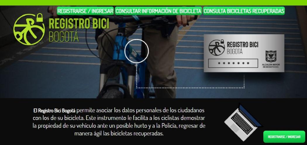 Decreto 242 obliga a hacer Registro Bici en Bogotá